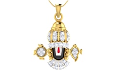 Gold and 0.62 Carat Diamond Pendant