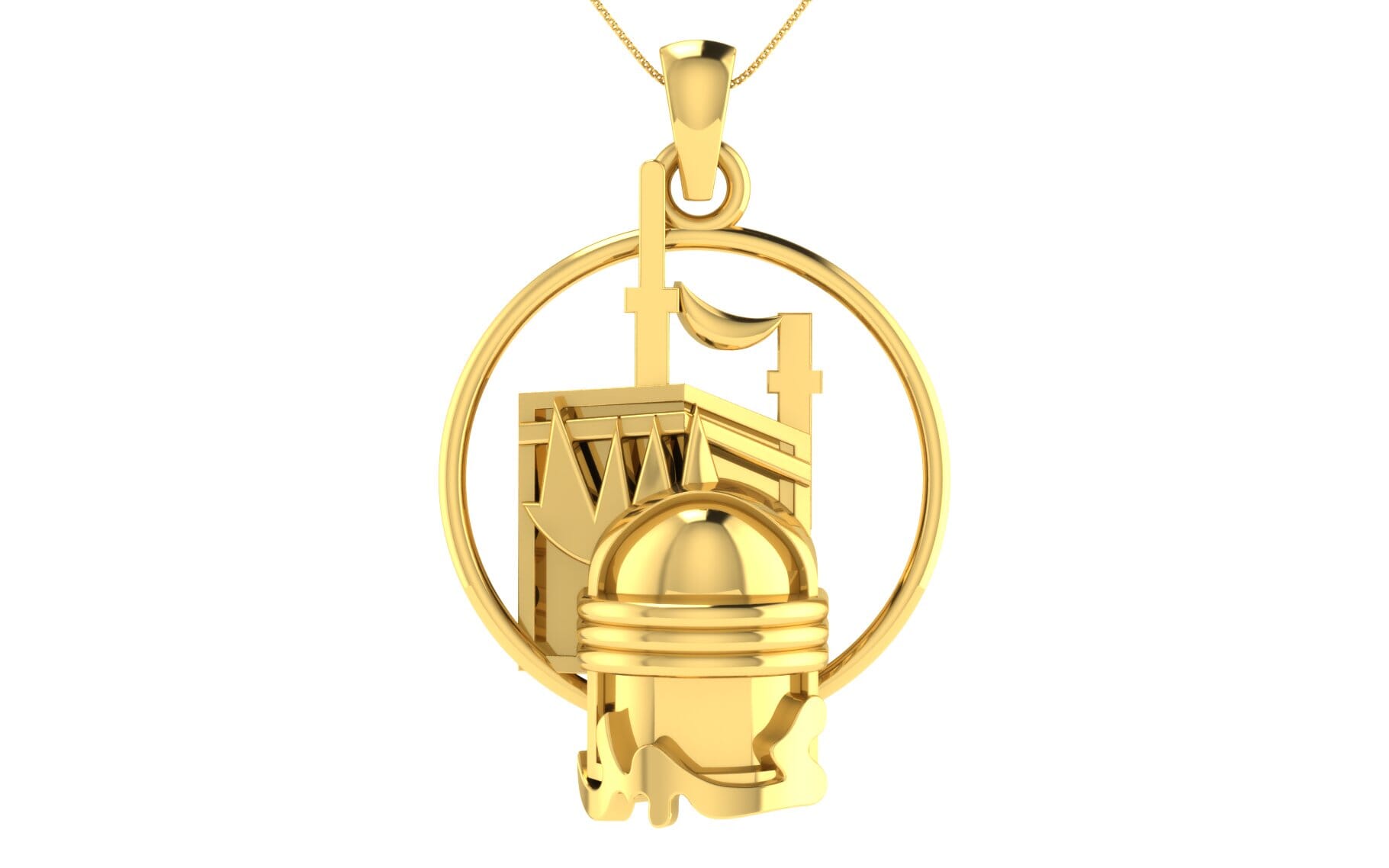 Gold Religious Pendant