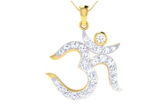 Gold and 0.64 Carat Diamond Pendant