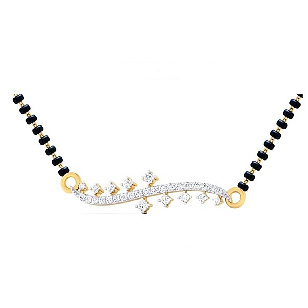 18K Gold Pendant and 0.43 carat Diamonds