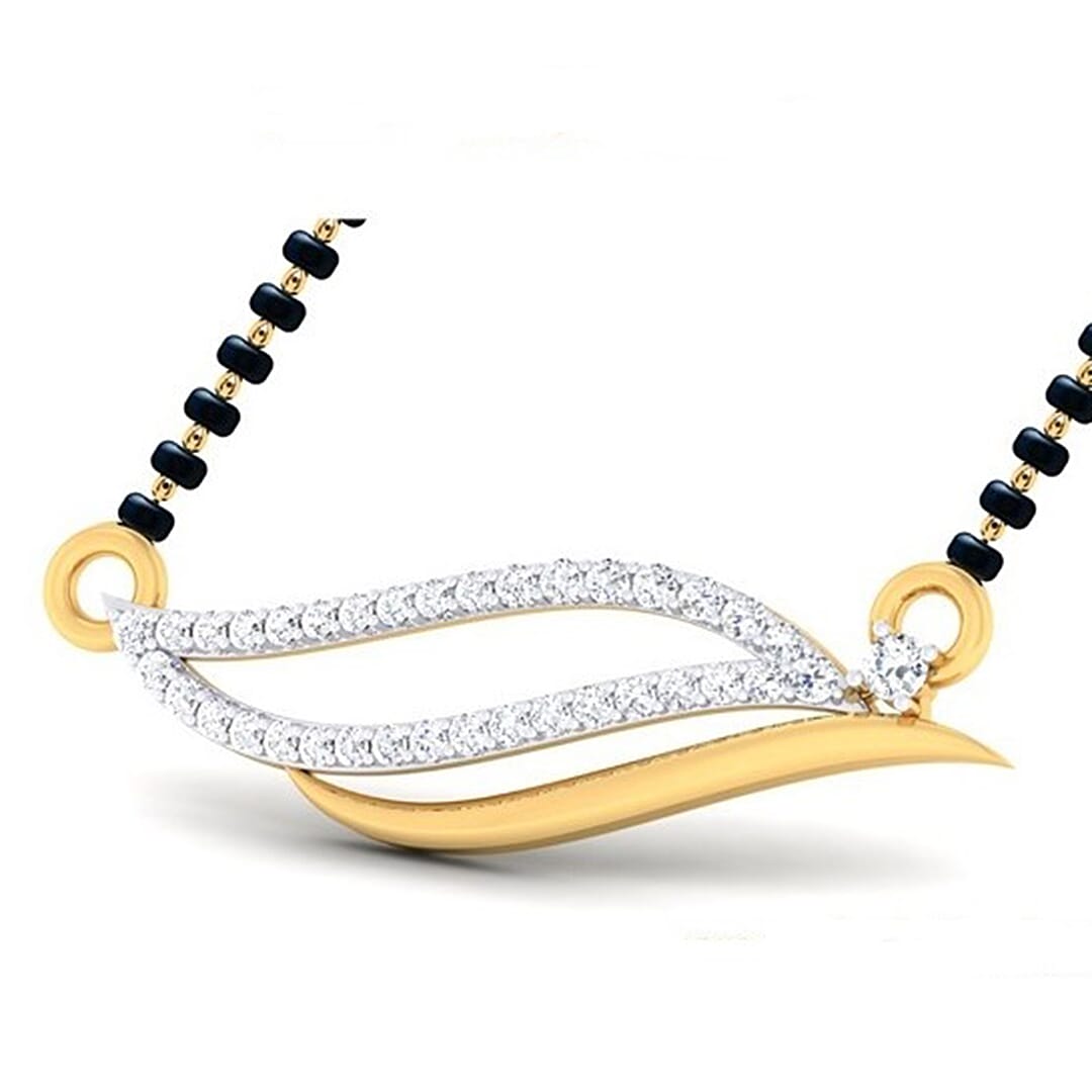 18K Gold Pendant and 0.30 carat Diamonds