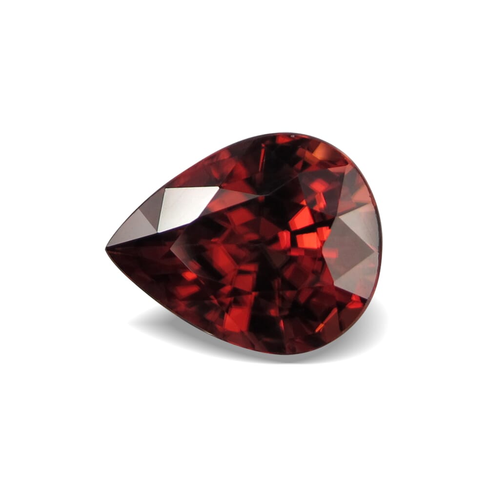 5.20-Carat VVS-Clarity Pinkish Brown Africa Zircon